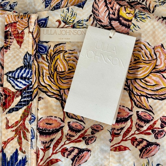 NWT Ulla Johnson Midi Cotton Floral Sleeveless Kaiya Dress - Picture 6 of 7